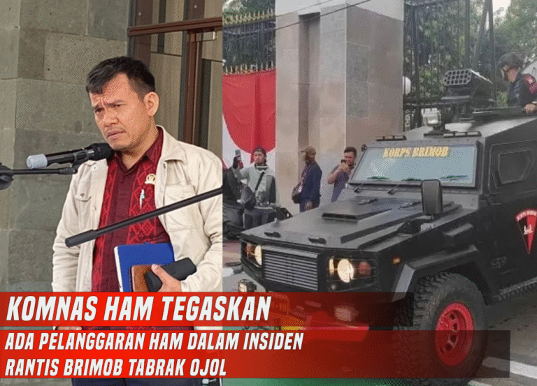 Komnas HAM Tegaskan Ada Pelanggaran HAM dalam Insiden Rantis Brimob Tabrak Ojol